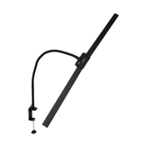 LED-Schreibtischlampe, Doppelkopf, in Schwarz, dimmbar, 5 Farbtemperaturstufen, 18 W, 1100 lm, klemm- und voll verstellbare Monitor-/Tischlampe mit kotaktlosem Ein-/Ausschaltssensor