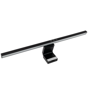 Monitor Lampe in Schwarz, Touch Control, 50 cm, 5 W Leistung, Lichtfarbe und Helligkeit einstellbar, Bildschirmlampe.