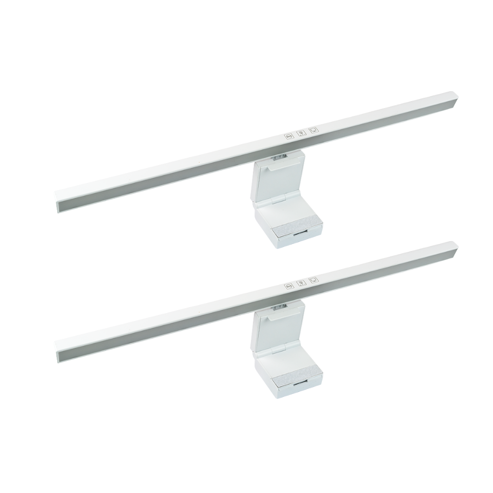 Monitor Lampe in Weiß, Touch Control, 50 cm, 5 W Leistung, Lichtfarbe und Helligkeit einstellbar, Bildschirmlampe