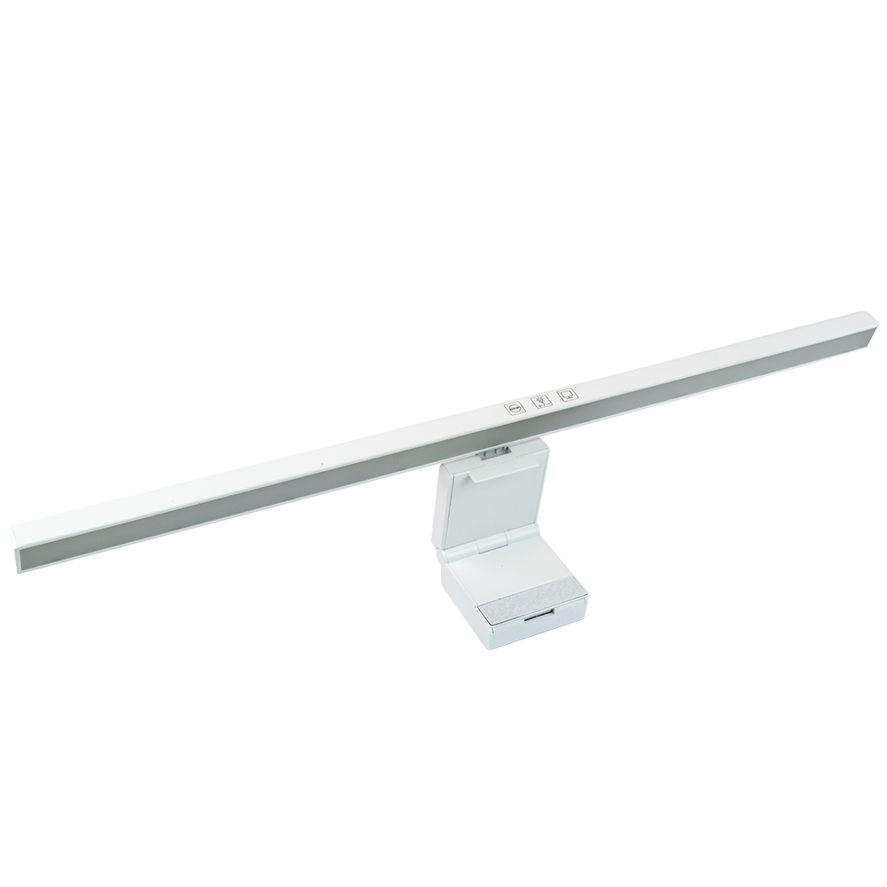 Monitor Lampe in Weiß, Touch Control, 50 cm, 5 W Leistung, Lichtfarbe und Helligkeit einstellbar, Bildschirmlampe
