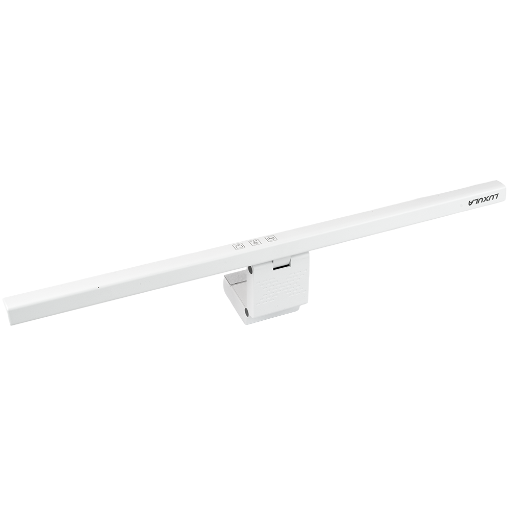 Monitor Lampe in Weiß, Touch Control, 50 cm, 5 W Leistung, Lichtfarbe und Helligkeit einstellbar, Bildschirmlampe