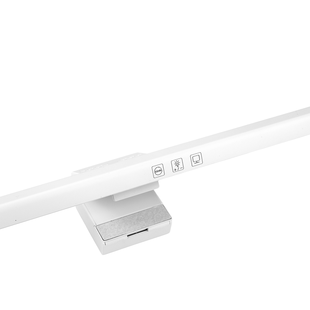 Monitor Lampe in Weiß, Touch Control, 50 cm, 5 W Leistung, Lichtfarbe und Helligkeit einstellbar, Bildschirmlampe