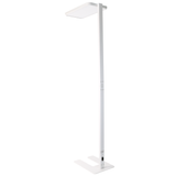 LED Büro-Stehleuchte, Up/Down, in Weiß, 100 W, 7000 lm, 4000 K (neutralweiß), UGR<16, CRI98, dimmbar, RG0, Bridgelux LED, Arbeitsplatzleuchte