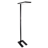 2er Pack LED Büro-Stehleuchte, Up/Down, schwarz, 100 W, 7000 lm, 4000 K (neutralweiß), UGR<16, CRI98, dimmbar, RG0, Bridgelux LED
