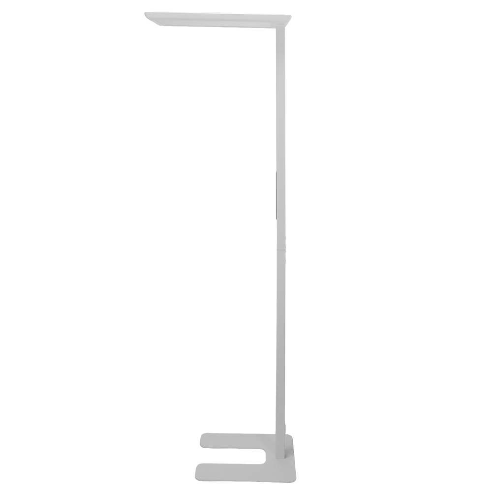 2er Pack LED Büro-Stehleuchte, Up/Down, weiß, 100 W, 7000 lm, 4000 K (neutralweiß), UGR<16, CRI98, dimmbar, RG0, Bridgelux LED, Arbeitsplatzleuchte