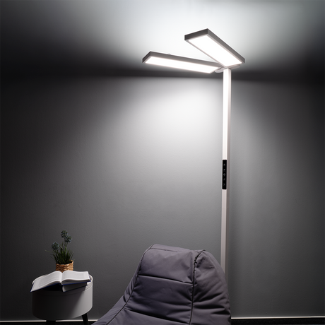 LED Büro-Stehleuchte DUO, Up/Down, 120W, 8500 lm, 4000 K (neutralweiß)