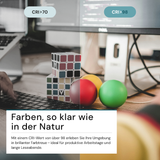 LED Büro-Stehleuchte DUO Line, Up/Down, in Weiß, 120 W, 8500 lm, 4000 K (neutralweiß), UGR<16, CRI98, dimmbar, RG0, Bridgelux LED, Arbeitsplatzleuchte