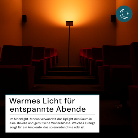 LED Büro-Stehleuchte, Up/Down, in Grau, 100 W, 7000 lm, 4000 K (neutralweiß), UGR<16, CRI98, dimmbar, RG0, Bridgelux LED, Arbeitsplatzleuchte.