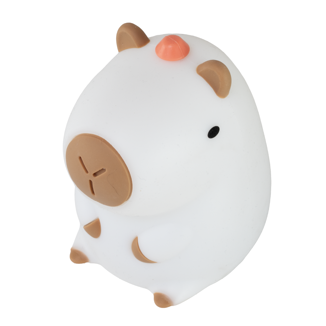 LED Nachtlicht Capybara, 1,7 W, 70 lm, 3000 K, 5-Stufen-Dimmfunktion, 30-Minuten-Timer