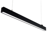 3er-Pack LED Büro-/Tresenleuchte Up&Down, schwarz, 120 cm, 30 W, 3600 lm, UGR<19, 3000-6500 K (CCT), LIFUD Netzteil, erweiterbar, Aluminium