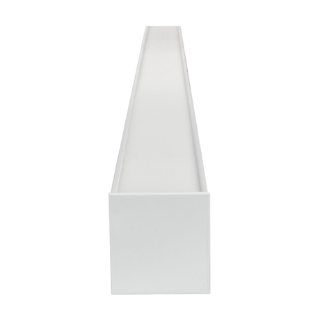 LED Büro-/Tresenleuchte, in Weiß, 120 cm, 40W, 4800 lm, 3000-6500 K (CCT), EAGLERISE Netzteil.