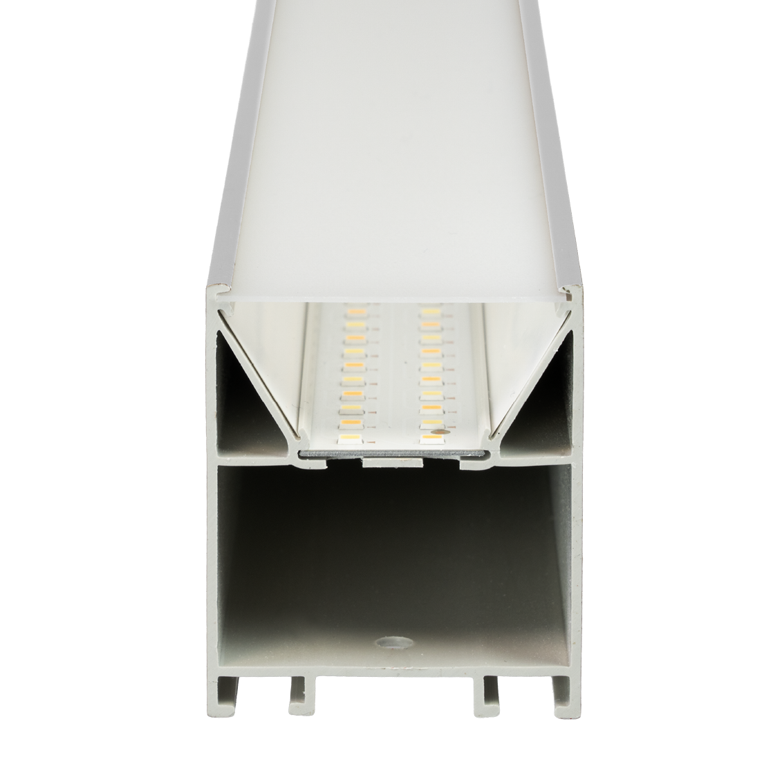 LED Büro-/Tresenleuchte, in Grau, 120 cm, 40W, 4800 lm, 3000-6500 K (CCT), EAGLERISE Netzteil