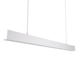 LED Büro-/Tresenleuchte, in Weiß, 120 cm, 40W, 4000 lm, 3000-6500 K (CCT), LIFUD Netzteil, erweiterbar, Aluminium