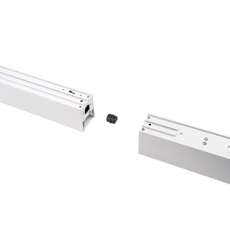 LED Büro-/Tresenleuchte, in Weiß, 120 cm, 40W, 4000 lm, 3000-6500 K (CCT), LIFUD Netzteil, erweiterbar, Aluminium