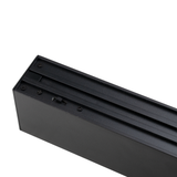 LED Büro-/Tresenleuchte, in Schwarz, 120 cm, 40W, 4000 lm, 3000-6500 K (CCT), LIFUD Netzteil, erweiterbar, Aluminium