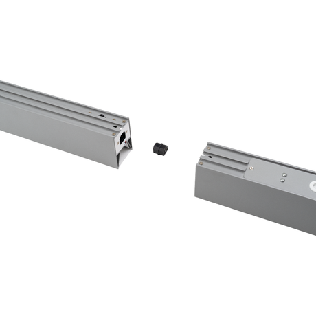 LED Büro-/Tresenleuchte, in Grau, 120 cm, 40 W, 4000 lm, 3000-6500 K (CCT), LIFUD Netzteil, erweiterbar, Aluminium