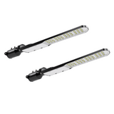 2er Pack LED Straßenleuchte, SLIM, 100 W, 12000 lm, 5000 K (neutralweiß), IP65, Wand- und Mastmontage