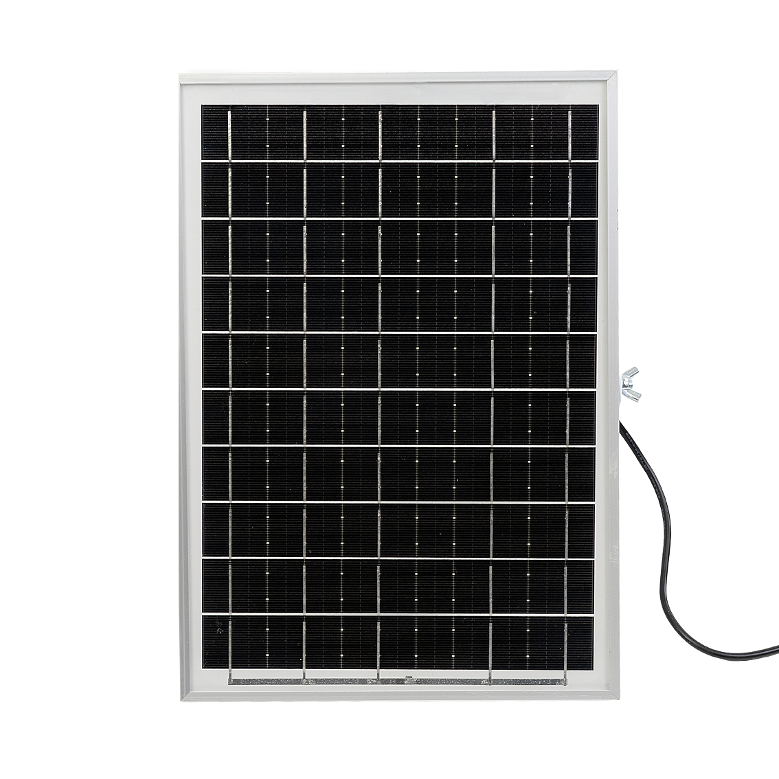 Solarstrahler, LED-Fluter, Solar mit Akku, 6W, 550lm, 6500K, IP65, schwarz.