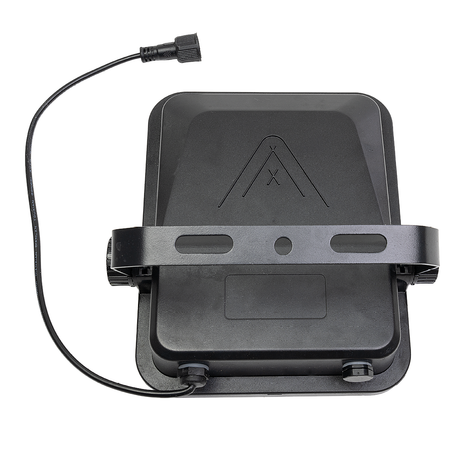 Solarstrahler, LED-Fluter, Solar mit Akku, 6W, 550lm, 6500K, IP65, schwarz.