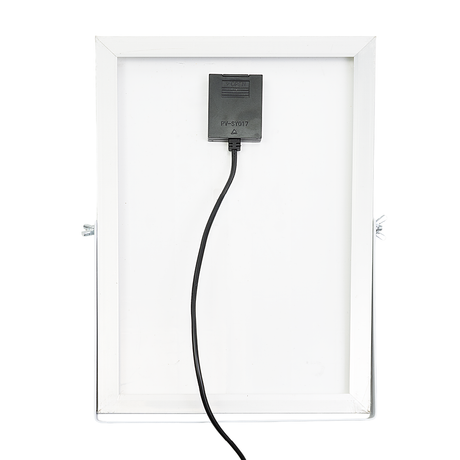 Solarstrahler, LED-Fluter, Solar mit Akku, 6W, 550lm, 6500K, IP65, schwarz.