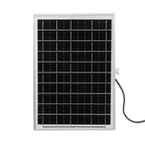 Solarstrahler, LED-Fluter, Solar mit Akku, 15W, 1650lm, 6500K, IP65, schwarz