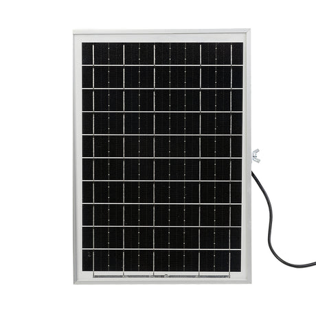 Solarstrahler, LED-Fluter, Solar mit Akku, 15W, 1650lm, 6500K, IP65, schwarz