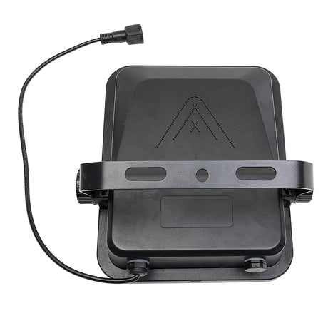 Solarstrahler, LED-Fluter, Solar mit Akku, 15W, 1650lm, 6500K, IP65, schwarz