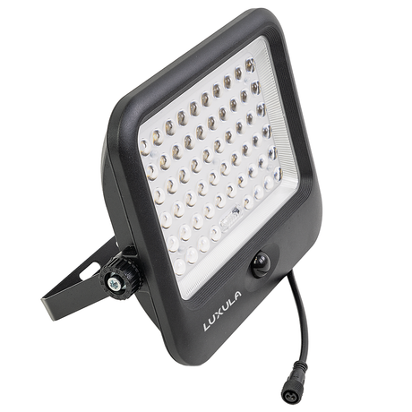 Solarstrahler, LED-Fluter, Solar mit Akku, PIR, 8W, 1600lm, 3CCT, IP65, schwarz