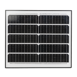 Solarstrahler, LED-Fluter, Solar mit Akku, PIR, 20W, 4800lm, 3CCT, IP65, schwarz.
