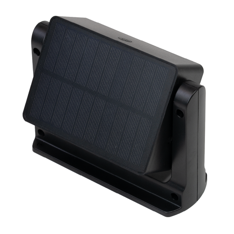 Automatisch rotierender Solar-Fluter mit Bewegungssensor, 6W, 800 lm, 6500K, IP65, Akku.