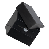 Solar LED Wandleuchte mit drehbarem Lichtkopf und Solarpanel, PIR-Sensor, IP65 und 3 CCT mit Akku, schwarz