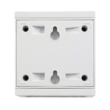 Solar LED Wandleuchte mit drehbarem Lichtkopf und Solarpanel, PIR-Sensor, IP65 und 3 CCT mit Akku, weiß