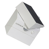 Solar LED Wandleuchte mit drehbarem Lichtkopf und Solarpanel, PIR-Sensor, IP65 und 3 CCT mit Akku, weiß