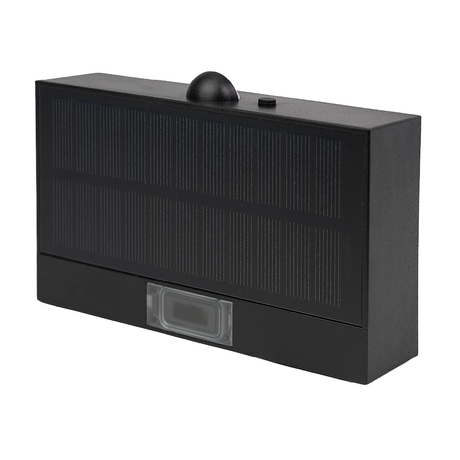 Solar LED Wandleuchte Up/Down, PIR-Sensor, IP65, warmweiß (3000 K), mit Akku