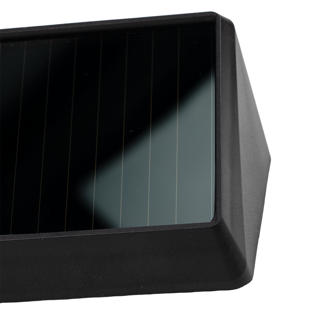 Solar LED Wandleuchte Außen, 1-flammig, 3 Lichtfarben einstellbar (CCT), IP54-wasserdicht, mit Akku, lange Leuchtdauer, Gartenleuchte
