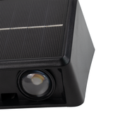 Solar LED Wandleuchte Außen, Up/Down, 3-flammig, 3 Lichtfarben einstellbar (CCT), IP54-wasserdicht, mit Akku, lange Leuchtdauer, Gartenleuchte