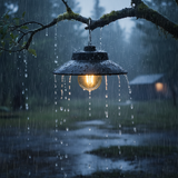 LED Hängeleuchte mit Solar & USB-C Ladung, 200 lm, 3000 K (warmweiß), Dimmbar, IP54 Wetterfest, Retro Hängelampe für Garten, Terrasse, Balkon, Campingleuchte