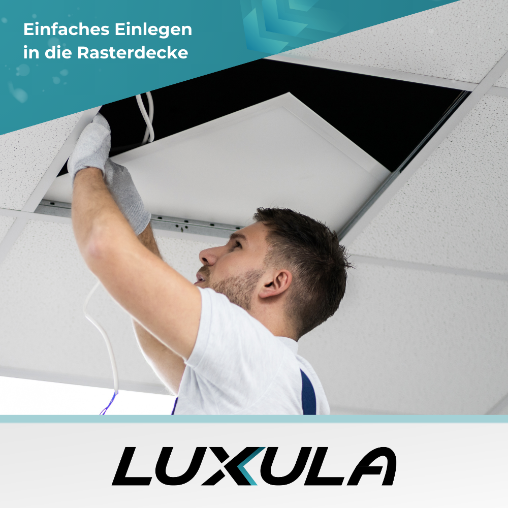 5er Pack LED BackLit Panel, 62x62 cm, CRI98, 40W, 4000lm, 4000K