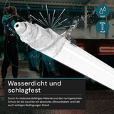 LED Feuchtraumleuchte SLIM, 150 cm, 48 W, 5760 lm, 4000 K (neutralweiß), IP65, IK06, durchschleifbar, mit Quick Connector