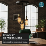 LED Filament Leuchtmittel, Vintage Dekoleuchte, Kerze C35, E14, 2.3W, 65lm, 1800K, dimmbar