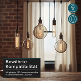 LED Filament Leuchtmittel, SPIRAL, Globe G95, E27, 4W, 40lm, 1800K, dimmbar