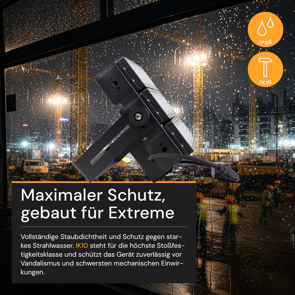 Profi Stadion Fluter, 300 W, 5000 K (neutralweiß), 39000 lm, IP66, Meanwell Driver, LUMILEDS LED