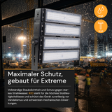 Profi Stadion Fluter, 400 W, 5000 K (neutralweiß), 52000 lm, IP66, Meanwell Driver, LUMILEDS LED