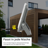 LED-Fluter, 50 W, 4000 K (neutralweiß), 6500 lm, grau, IP65