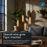 LED Filament Leuchtmittel, TUBE LINE, Amber, E27, T30, 2W, 65lm, 1800K, dimmbar