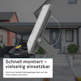 LED-Fluter, 200 W, 4000 K (neutralweiß), 26000 lm, grau, IP65