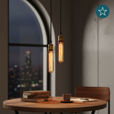 LED Filament Leuchtmittel, Vintage Dekoleuchte, Röhre T30, E27, 2.3W, 65lm, 1800K, dimmbar