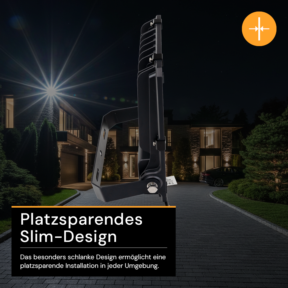 LED-Fluter PRO, 150 W, 4000 K (neutralweiß), 19500 lm, IP65, Lifud, LUMILEDS