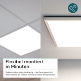 6er Pack LED BackLit Panel UGR<19, 62x62 cm, 36W, 3600lm, 6000K