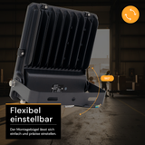 LED-Fluter PRO, 100 W, 4000 K (neutralweiß), 13000 lm, IP65, Lifud, LUMILEDS